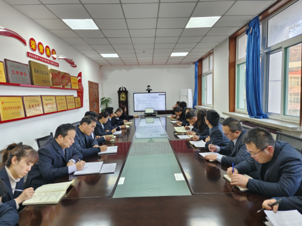 122cc太阳集成游戏铜川分公司转达学习集团公司2023年度党建事情聚会暨党风廉政建设和纪检监察事情聚会精神.PNG