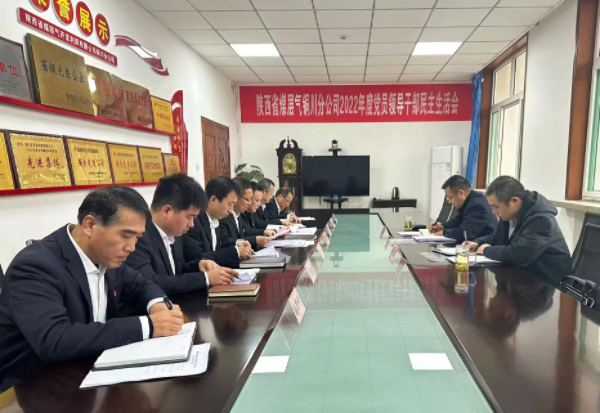 铜川分公司组织开展2022年度向导班子民主生涯会.JPG